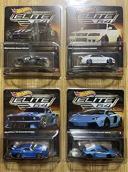 Amazon.co.jp: ホットウィール RLC Elite 64 4種セット