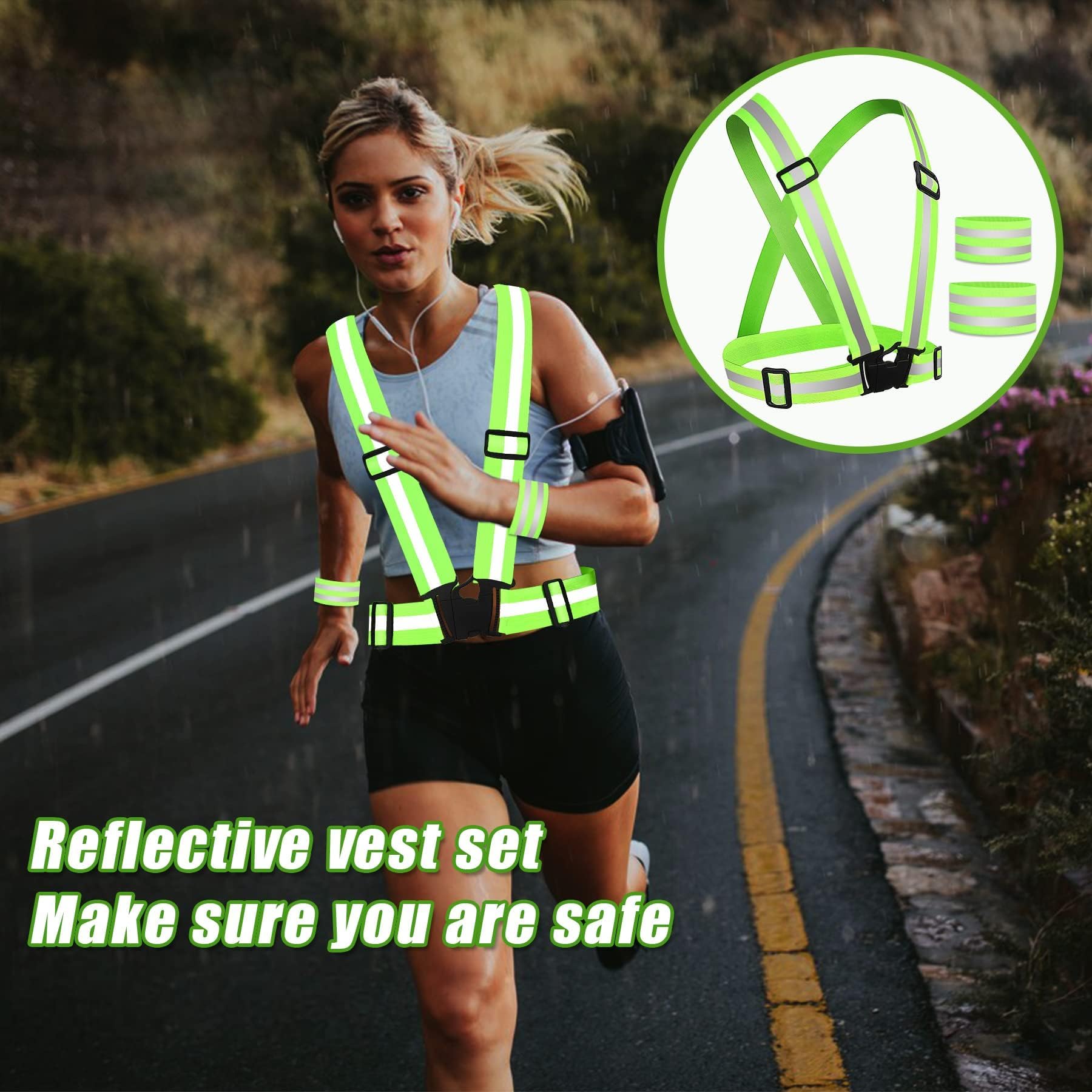 SANNIX 2 Gilets pour Course, Cyclisme, Promenade et Activités de Plein Air pour Hommes, Femmes