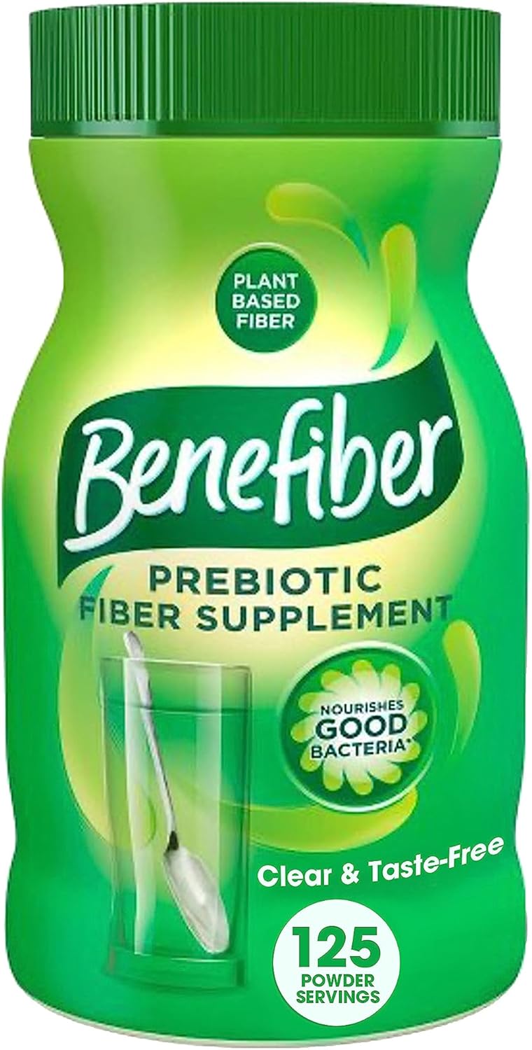 Benefiber Daily Prebiotic Fiber Supplement Powder for Digestive Health, Unflavored - 125 Servings (17.6 Ounces) Unflavored 125 Servings (17.6 Ounce) (Pack of 1) - Image 1 of 10