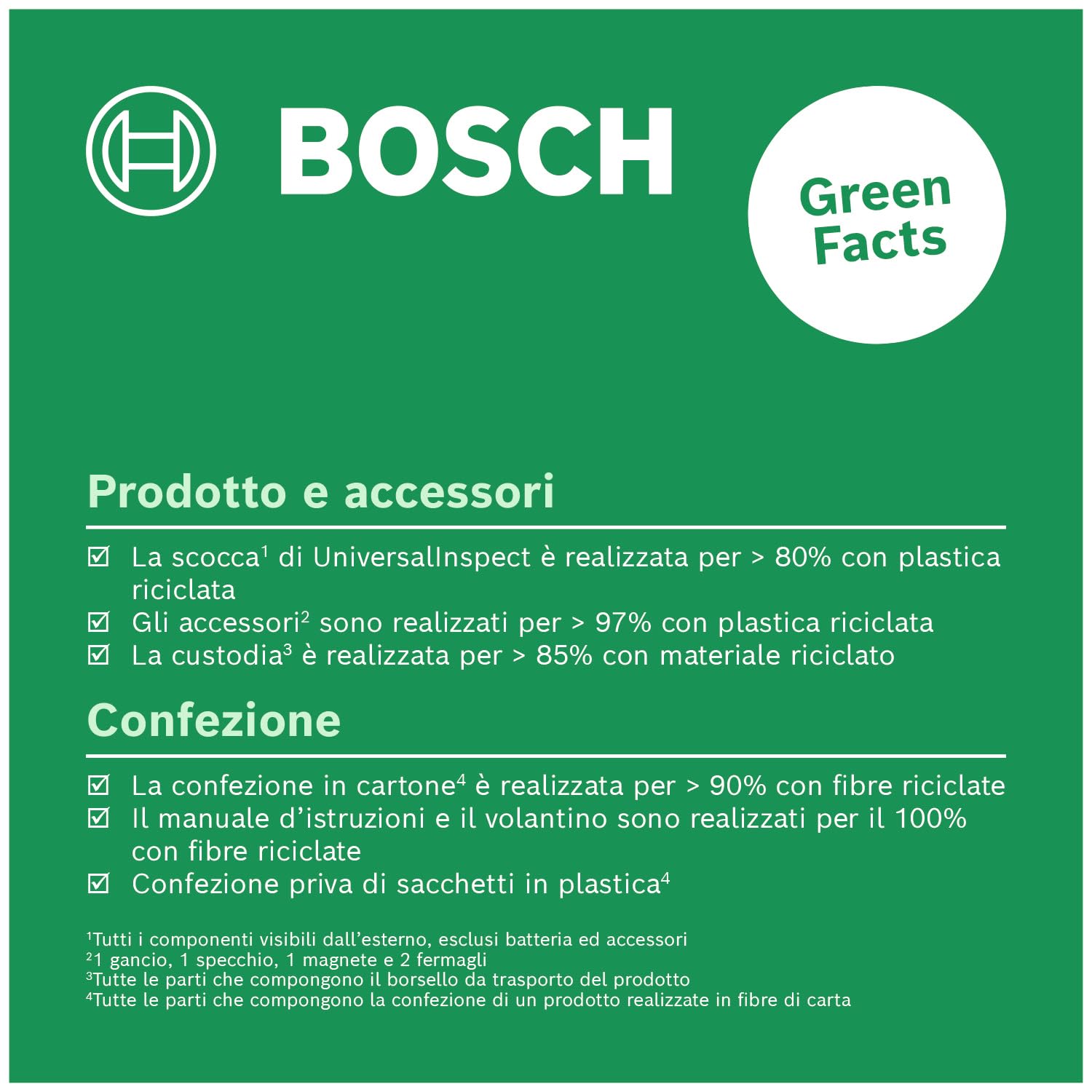Bosch Telecamera da Ispezione UniversalInspect (Ø 8 mm Telecamera con Endoscopio per Immagini, Lunghezza Flessibile da 0,95 m e Funzione di Memorizzazione Integrata)