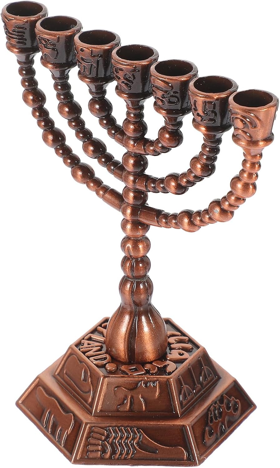 UPKOCH Alloy 7-Branch Candle Holder Table Centerpiece Taper Candle Stand Metal Candelabra for Dining Room and Bedroom Décor