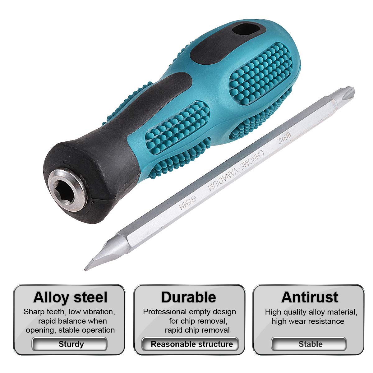 HOHXEN Handle 5 x 85mm PH1 Screwdriver Set Multi-use