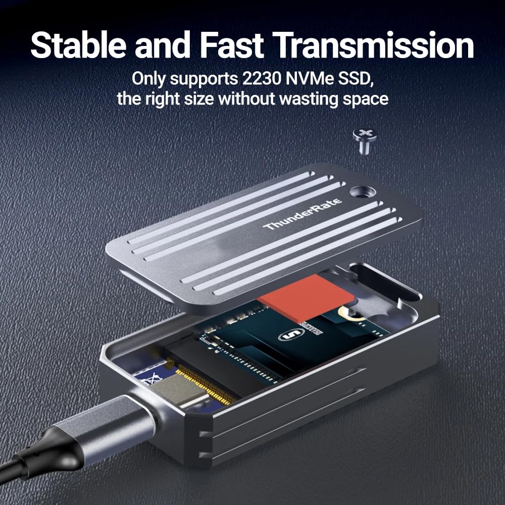 Amazon.com: M.2 2230 NVMe PCIE M.2 Case USB3.2 Gen2 10Gbps