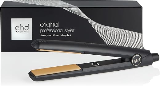 🚫 [CADUCADO] 🔥 ghd Original Styler (Mejorada) – Plancha de Pelo Profesional Para un Cabello Liso, Suave y Sedoso con un Brillo Mejorado, Sin Daño Térmico – Para Todo Tipo de Cabello – (Enchufe Europeo)