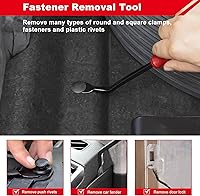 Vista 3 de 3 herramientas de extracción de clips, juego de alicates de clip, herramienta de extracción de sujetadores, kit de herramientas de extracción