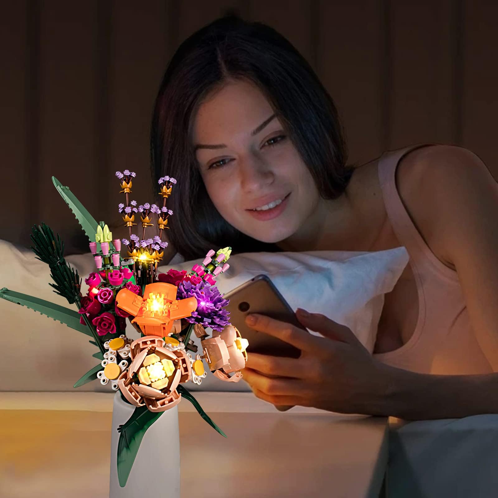 Amazon.co.jp: VONADO LEDライトキット レゴ10280 ボタニカル造花照明