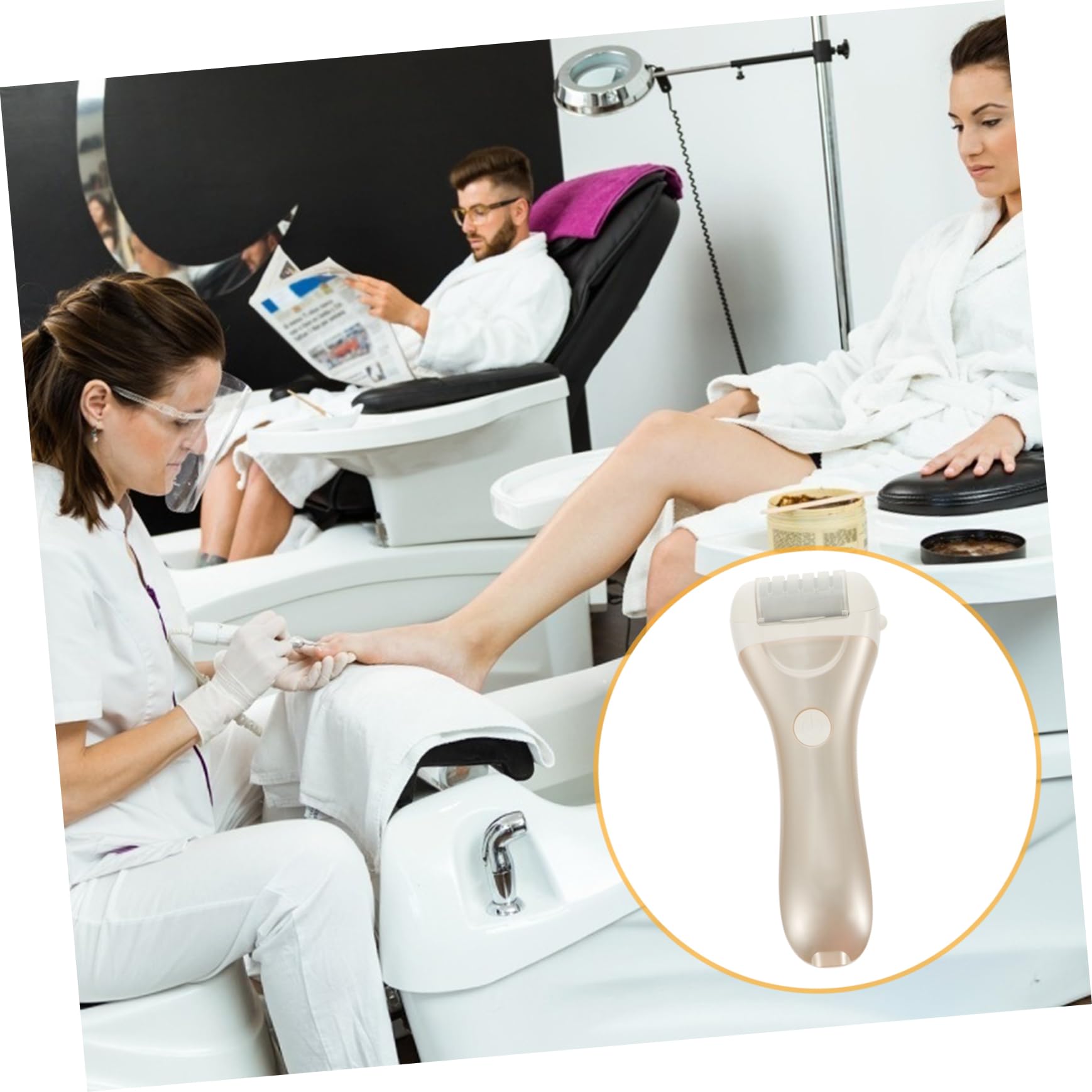 Pedicure Elettrico per Piedi 1200 ma Abs, Set Riutilizzabile