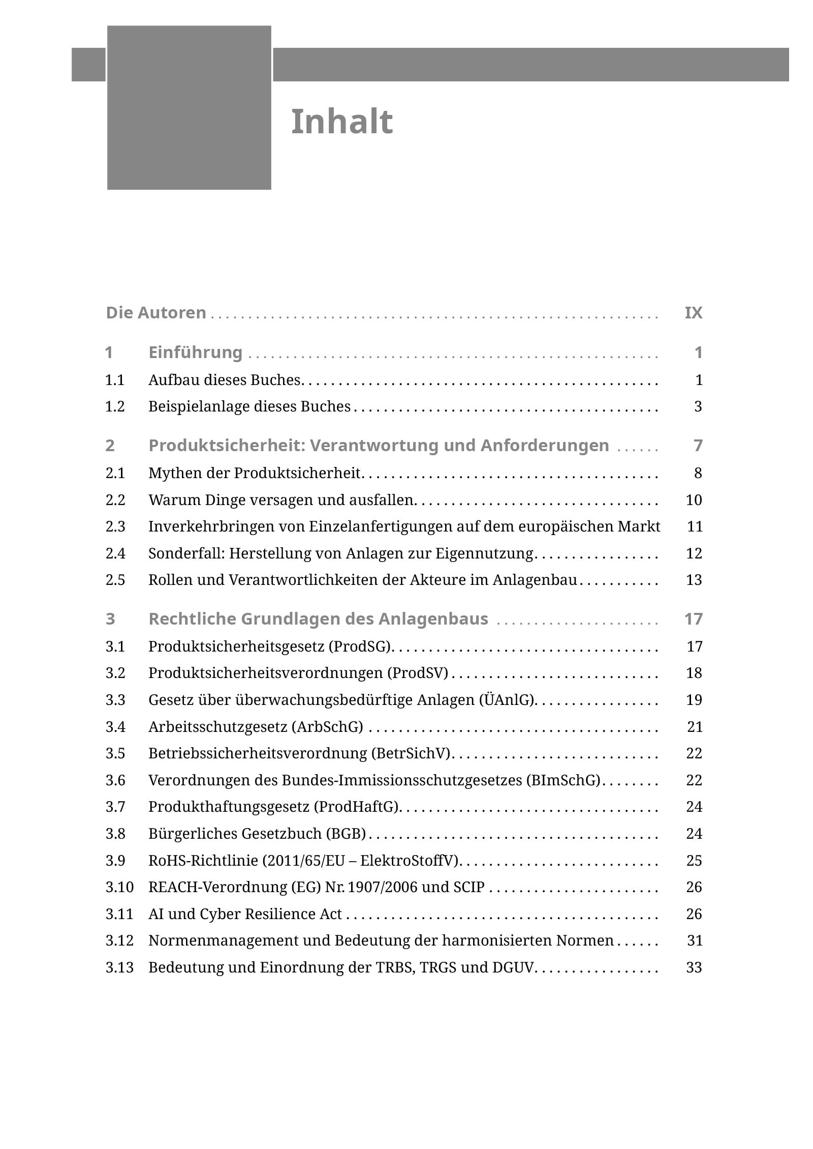 Produktsicherheit im Anlagenbau: Leitfaden für die Praxis