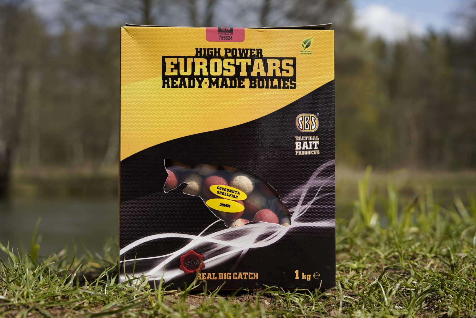 5kg Eurostar Boilies 20 mm Coconut-Shellfish Futter Karpfen Köder Angeln
