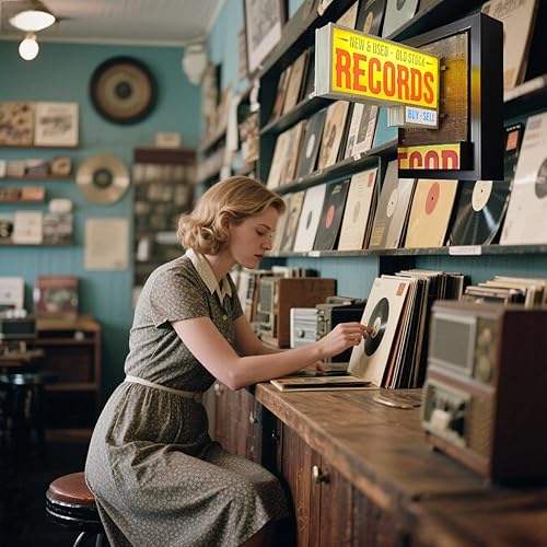 Miniatura 3 de Lámpara de pared retro para tienda de discos  Decoración de pared de vinilo LED hecha a mano, para aplique de pared LED para dormitorio, sala de