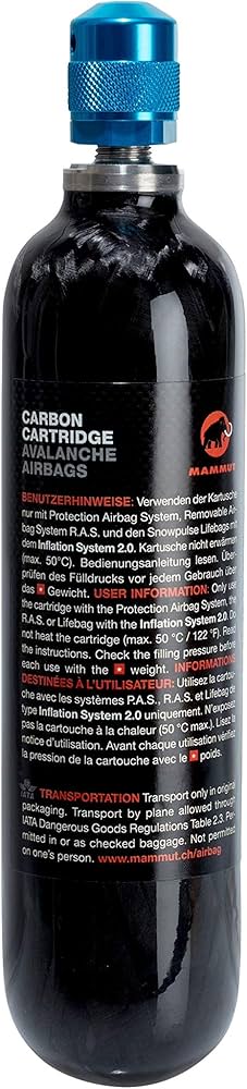 Amazon.co.jp: Mammut Carbon Cartridge 300 Bar Non-Refillable