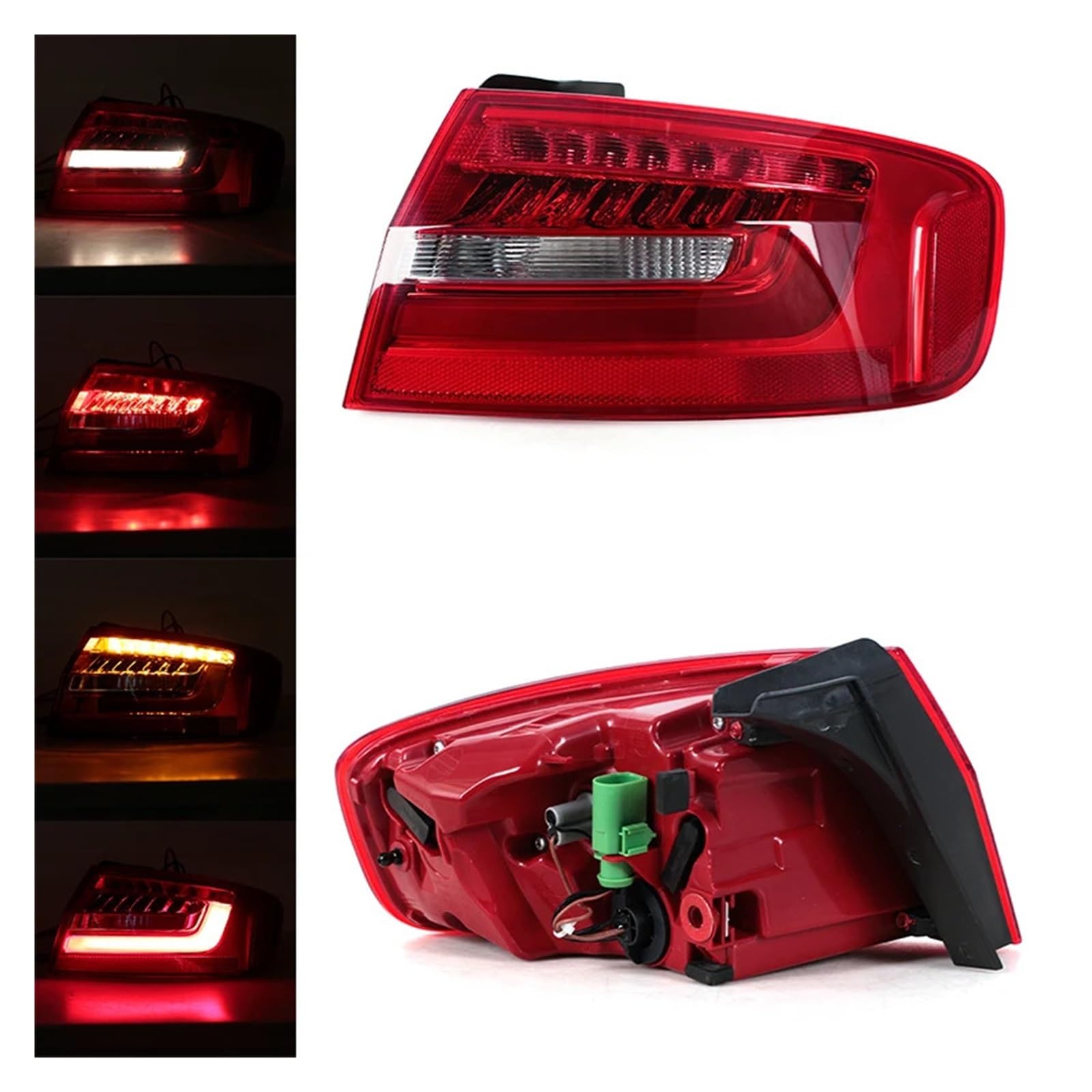 Conjunto piloto trasero coche Luz Trasera De Coche Para A4 B8.5 2013-2016 A4L Conjunto Freno LED Señal 8K5945095A 8K5945094A Reemplazo Accesorios