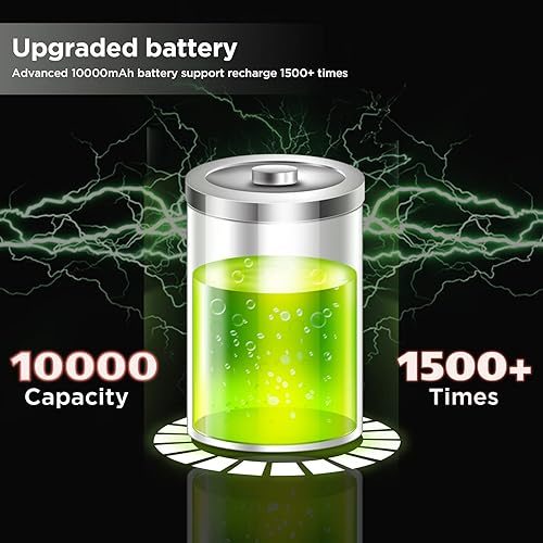 Miniatura 4 de Decovolt Foco recargable 2022 nueva linterna LED súper brillante de 12000 lúmenes altos de mano de 10000 mAh linterna LED portátil impermeable gran