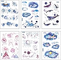 Vista 22 de 12 hojas de lindas calcomanías washi kawaii animales artesanales calcomanías decorativas para álbumes de recortes, planificador diario, collage