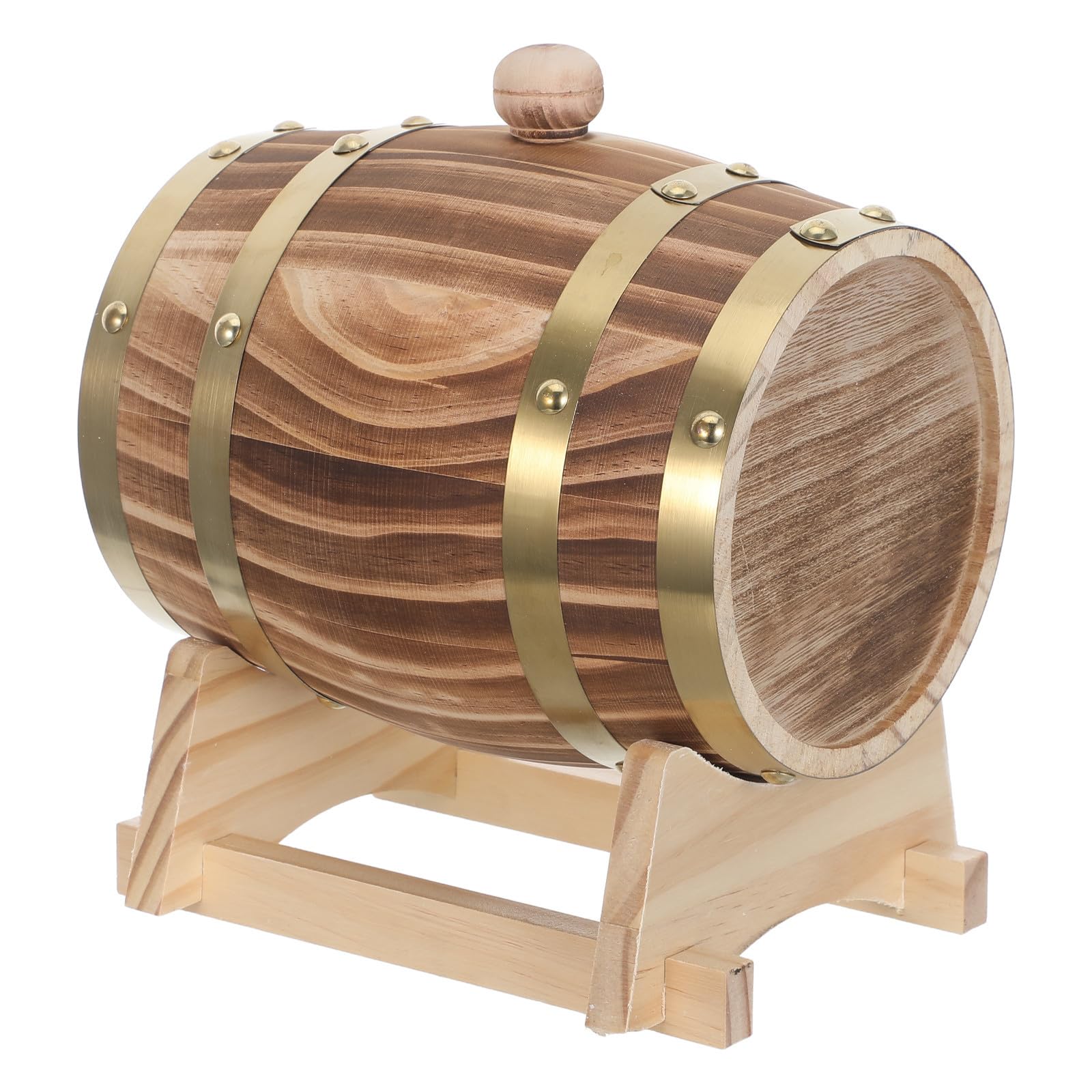 Barril de Roble de 1,5 Litros con Grifo para Alcohol y Vino