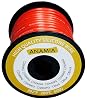 ANAMIA 18 Gauge Silicone Wire 200ft Black, Flexible 18 AWG Stranded Copper Wire Primary 200C High Temperature 18AWG Electronic Hook Up Wire