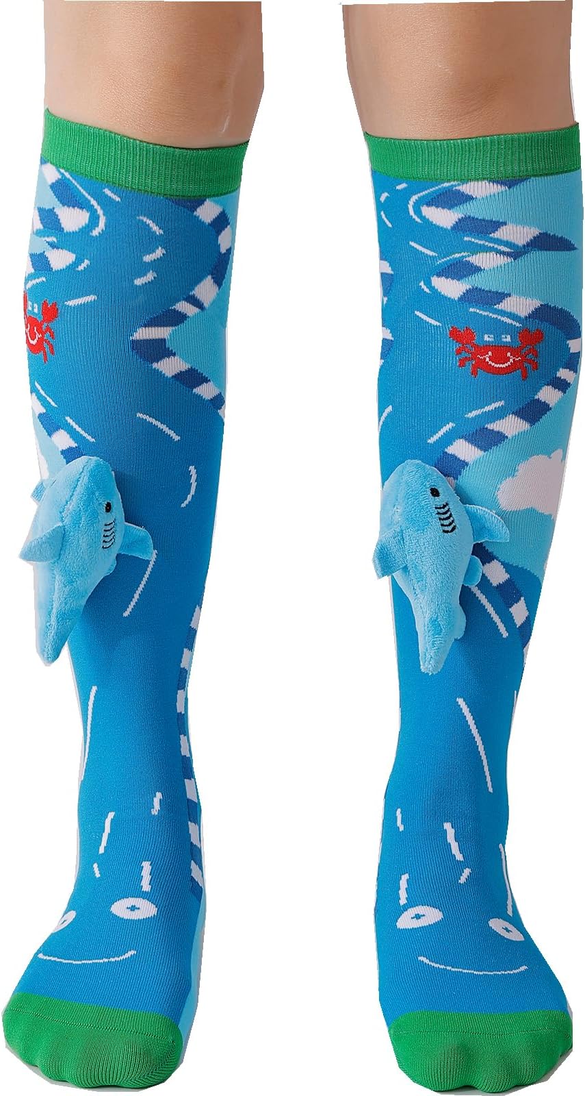Crazy socks for kids Cute girl socks girls wacky Funky Stretch Mid to High Novelty Socks