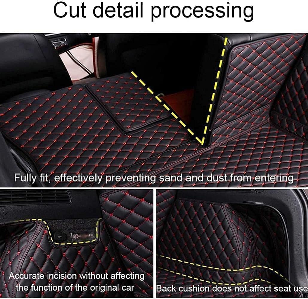 Car Full Coverage Boot Liner for Jeep Wrangler 2011-2015, Tailored Guard Tray Protector Pad Car Boot Cover Anti-Slip Carpets Interior Accessories