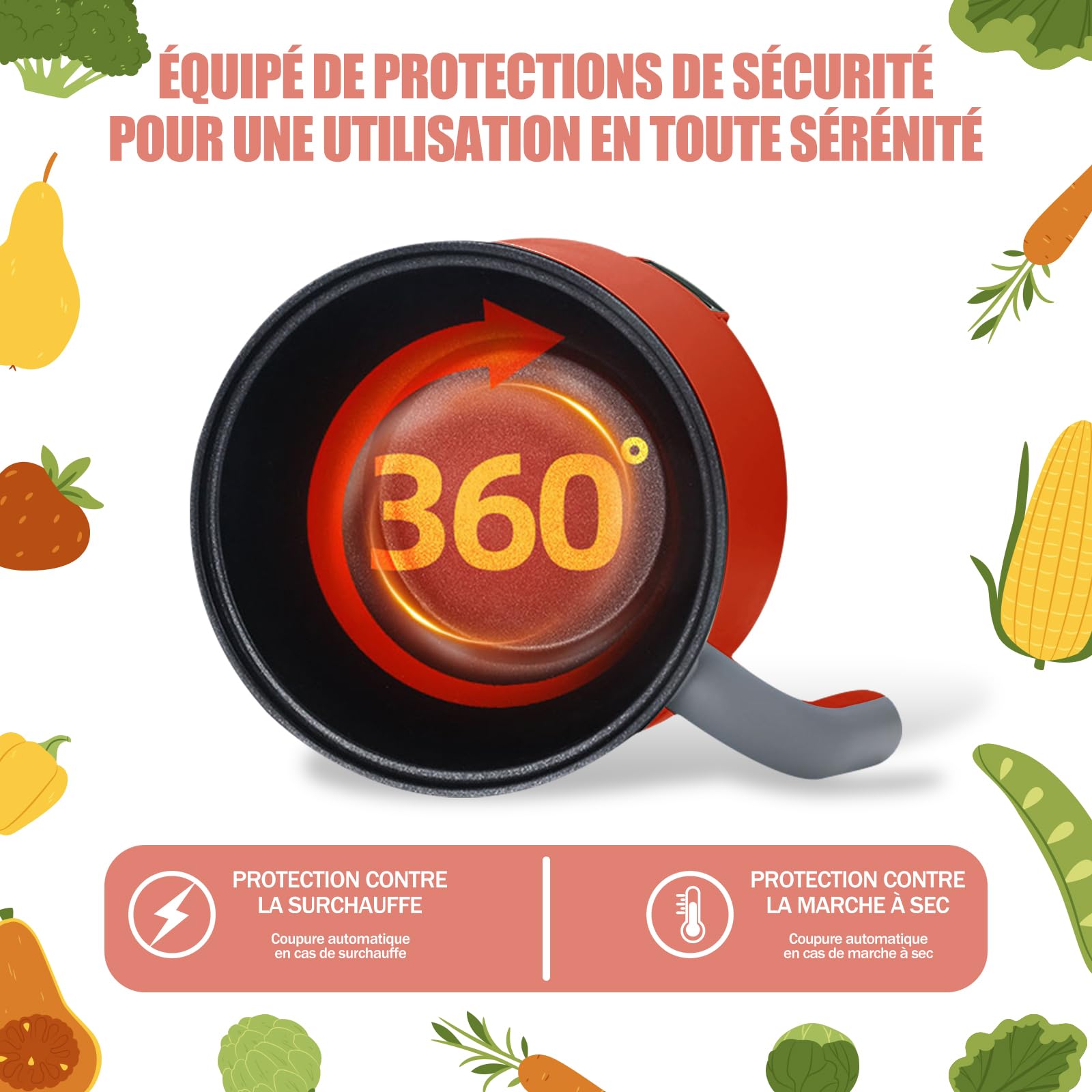 LOVIVER 1,8 L Mini Cuiseur à Riz Électrique Cuiseur Vapeur Electrique Cuiseur de Riz Multifonctionnel Mini-Cuiseur Simple pour Cuisine,Dortoir, Gris Rouge