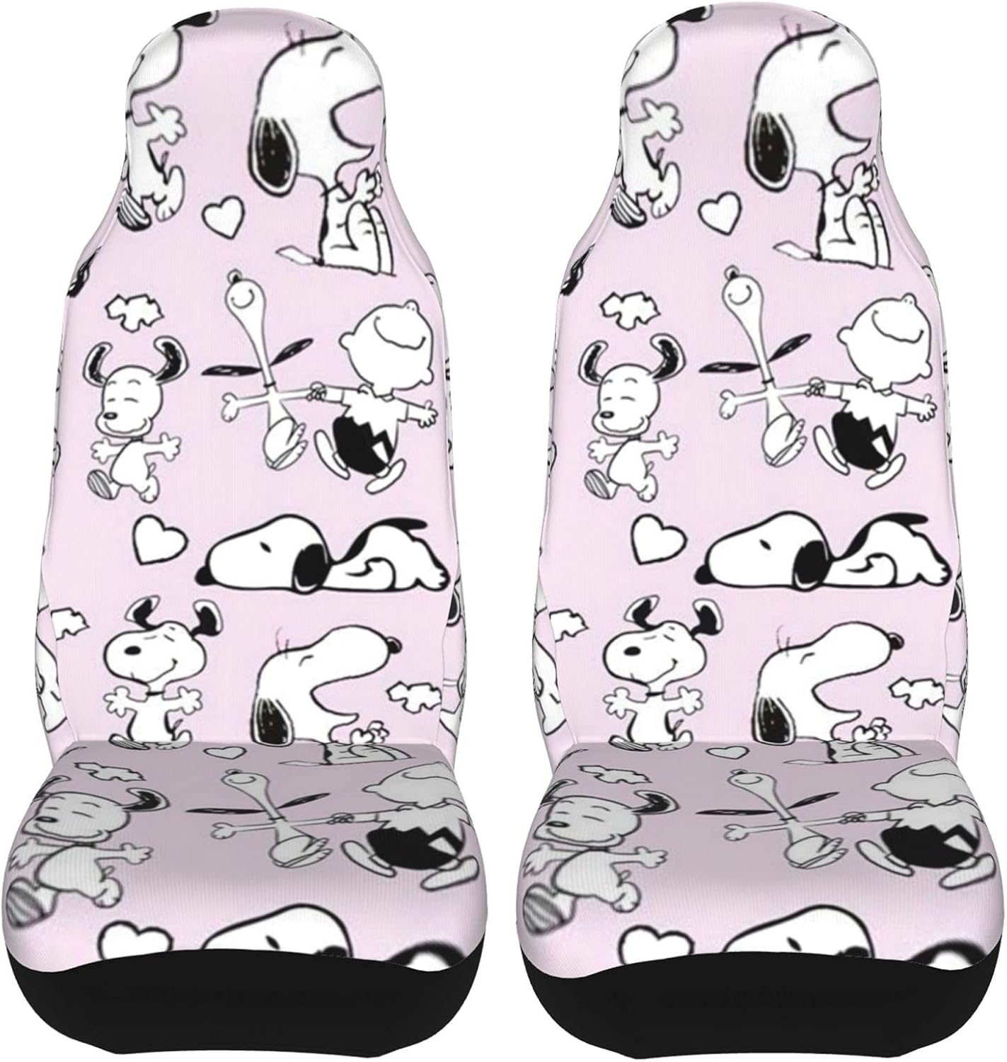 商品 Snoopy スヌーピー ポチャッコ 車 シートカバー カーシートカバー ２枚セット シート カバー カー用品 ユニバーサル 自動車 軽自動車 軽トラ 運転席 普通車 前席 取り付け簡単 おしゃれ シートカバー2個 防汚 洗える 座席 助手席 Suv