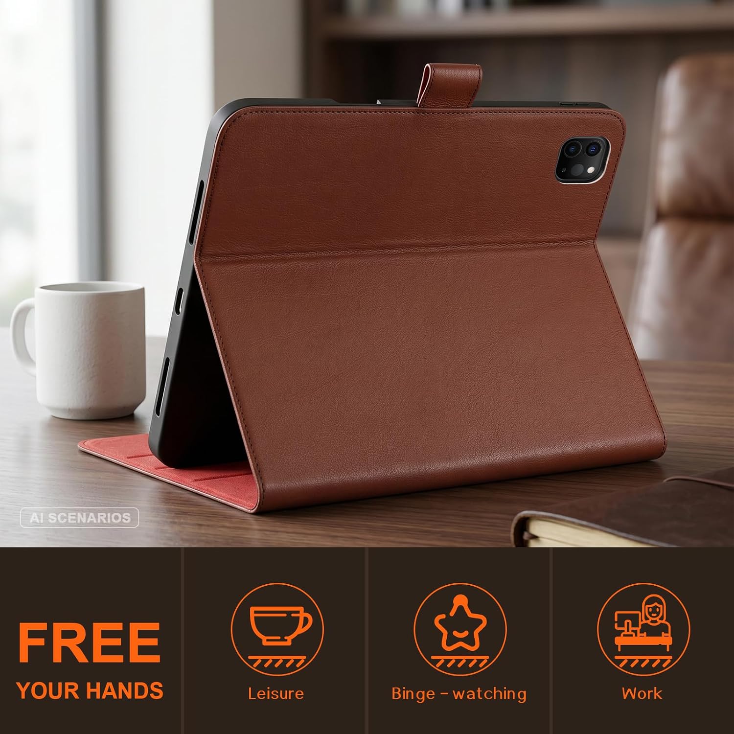 Leather Case for iPad Pro 11" 4th/3rd/2nd/1st Gen(2018-2022) image 2
