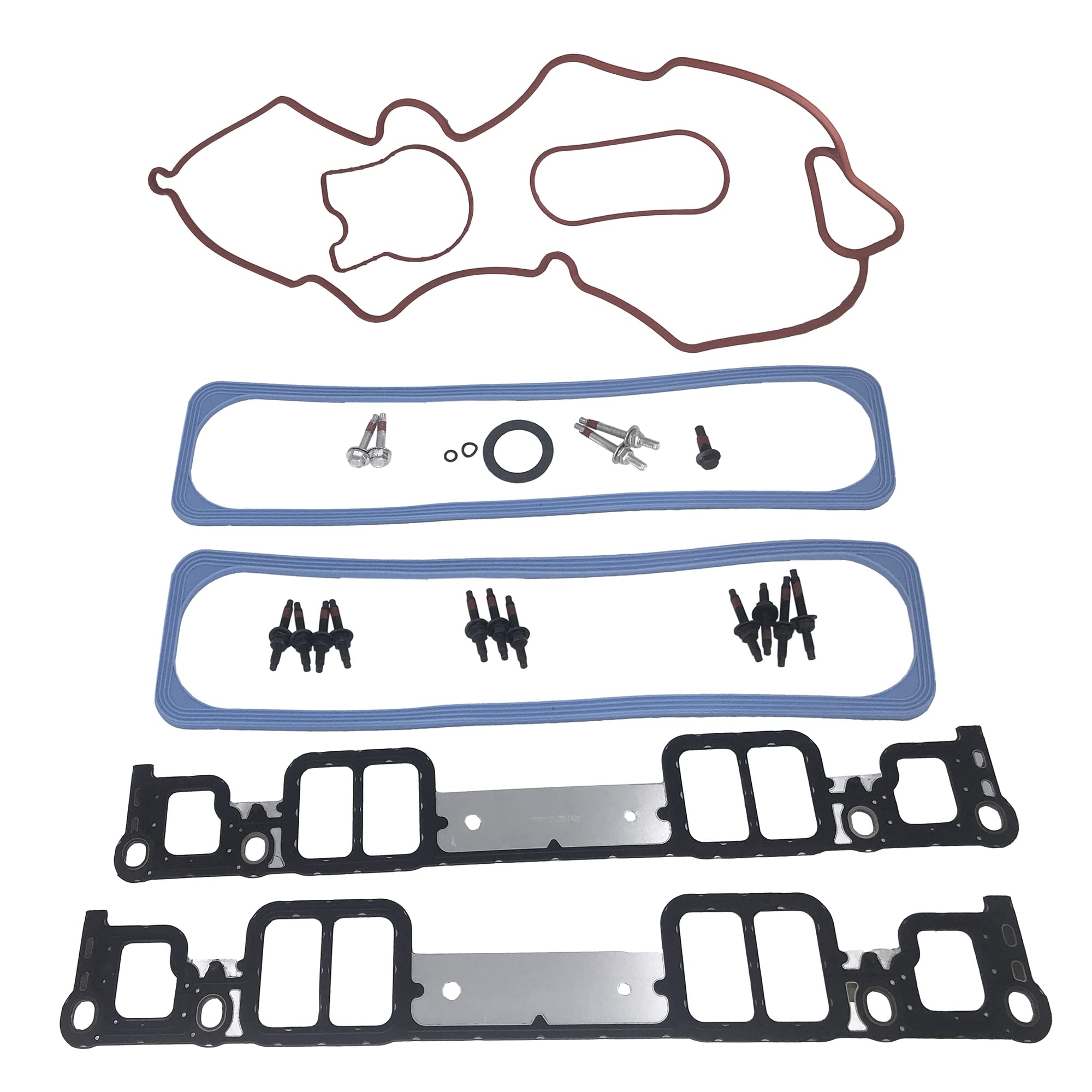Partsflow Upper &amp; Lower Engine Intake Manifold Gasket Set OE#615-305