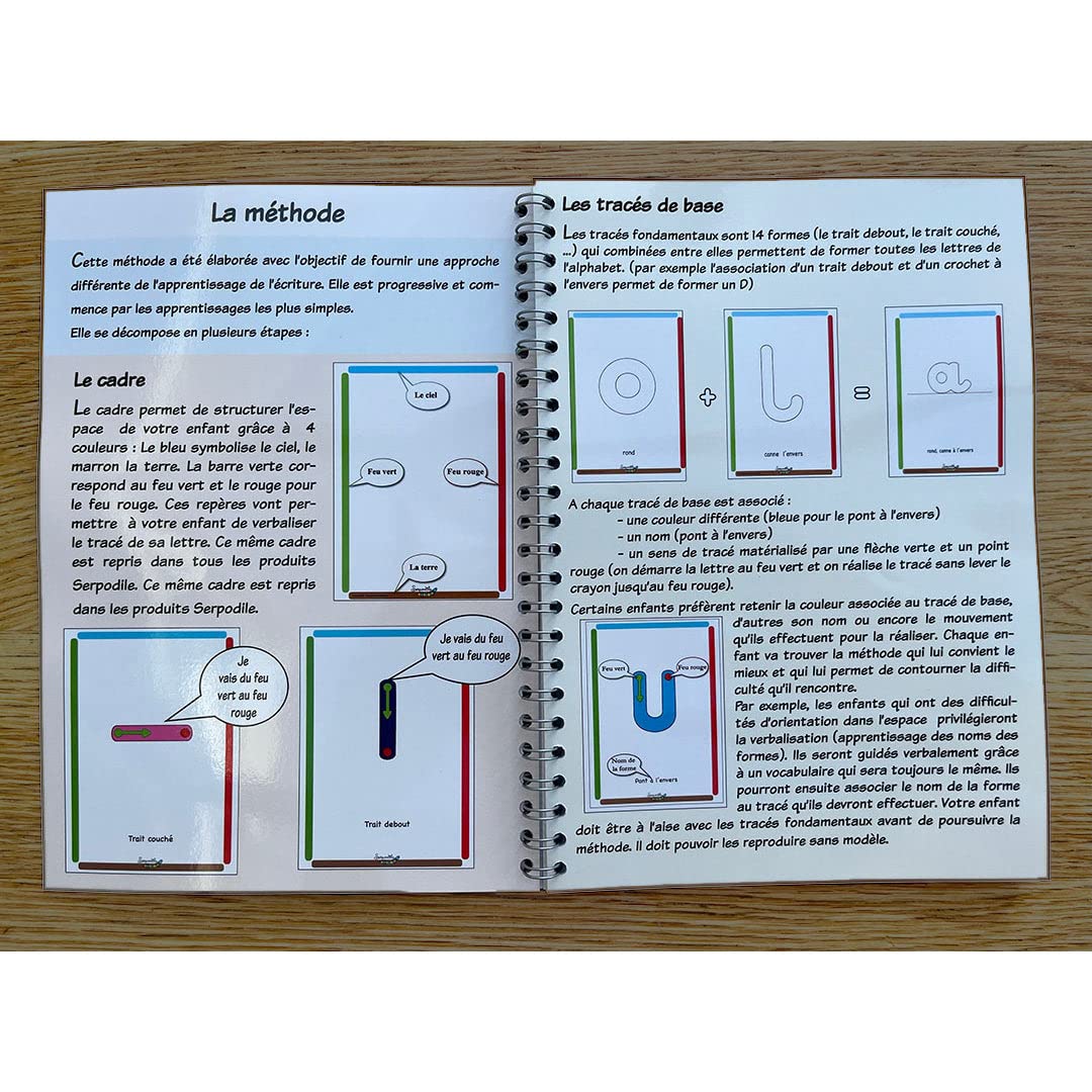 Cahier effaçable - Méthode d'écriture - Je m'entraine à écrire en cursive