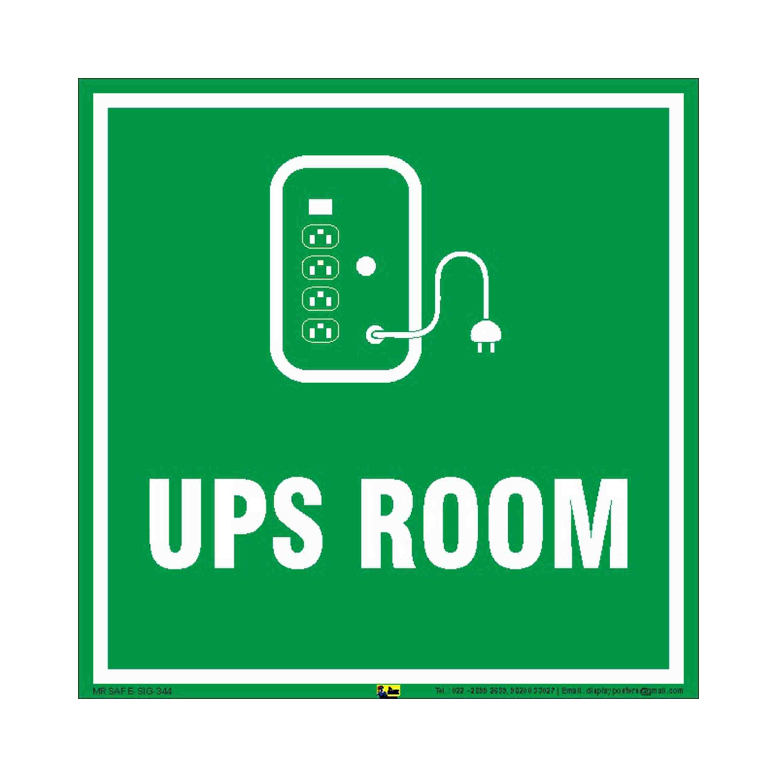 Mr. Safe - UPS Room Sign PVC Sticker 8 inch X 8 inch (B07C1YT3MF) Amazon Price History, Amazon Price Tracker