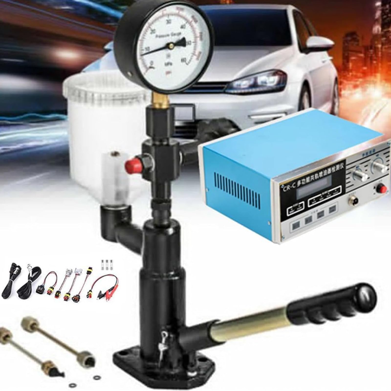 Wtryskiwacz Common Rail Diesel, wielofunkcyjny tester wtryskiwaczy Common Rail CR-C dla bos-ch, dla Den-so i dla Del-phi Common Rail, walidator dyszy paliwa S60H dla 6190/6200/6170 Diesel