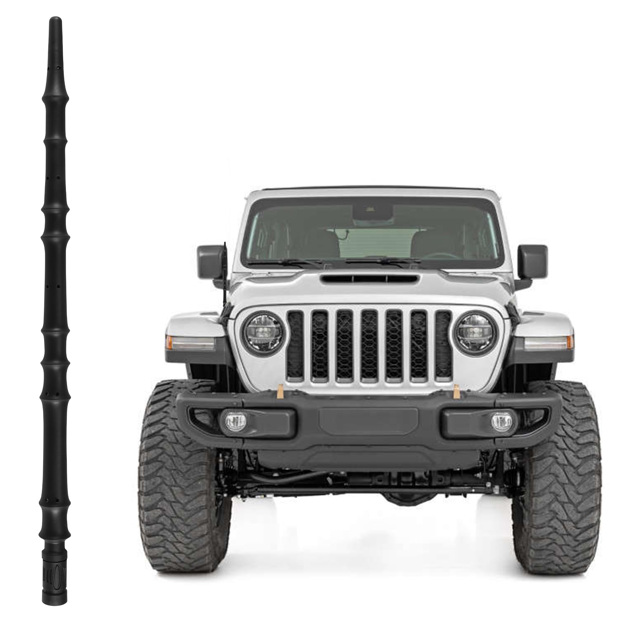 13 Inch Antenna Compatible with 2007-2025 Jeep Wrangler JK JL Gladiator JT Sport Willys 4xe Sahara Rubicon Unlimited Mojave Antenna Replacement