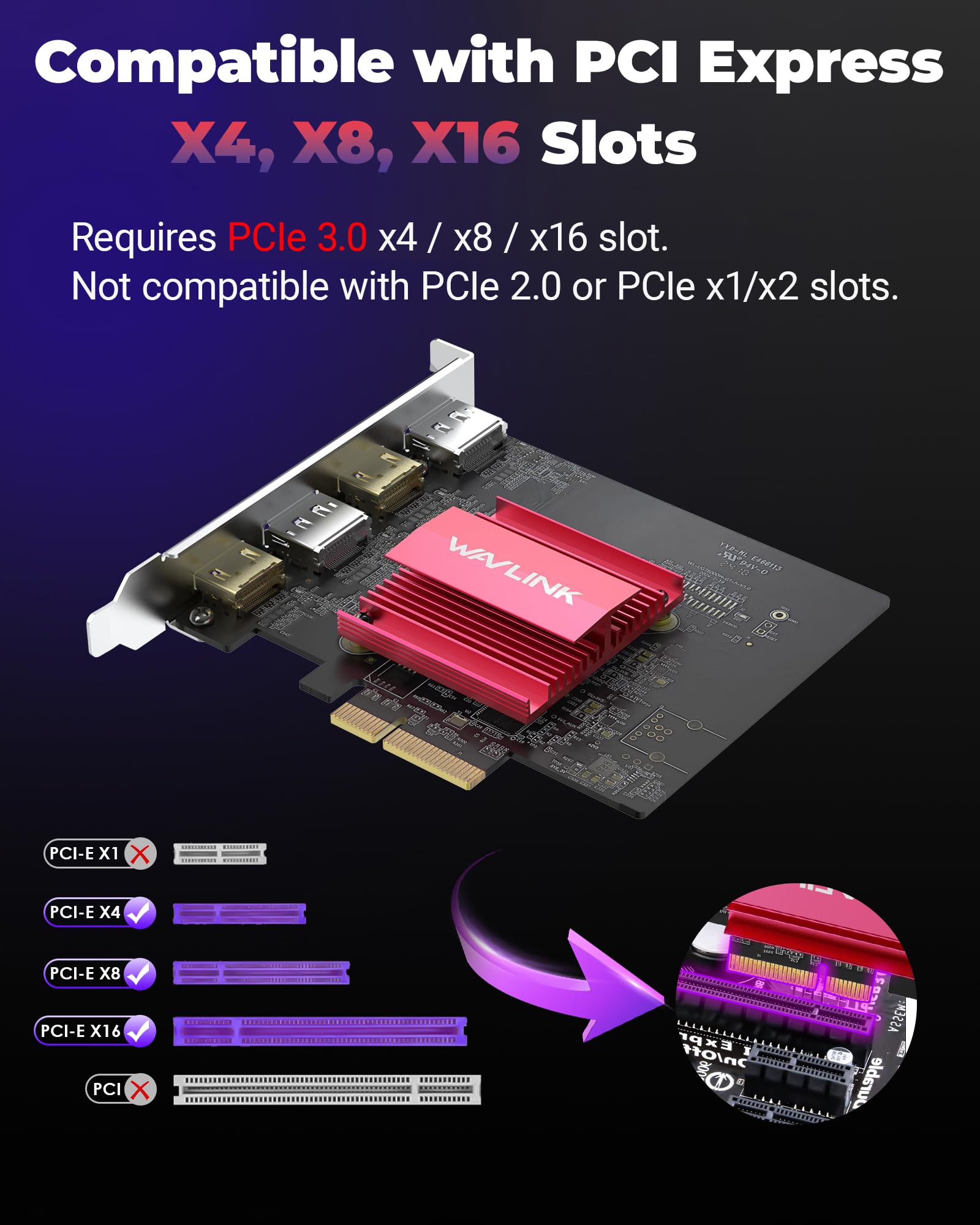 WAVLINK 8K/4K Monitor Card - 4 Extra Displays -5