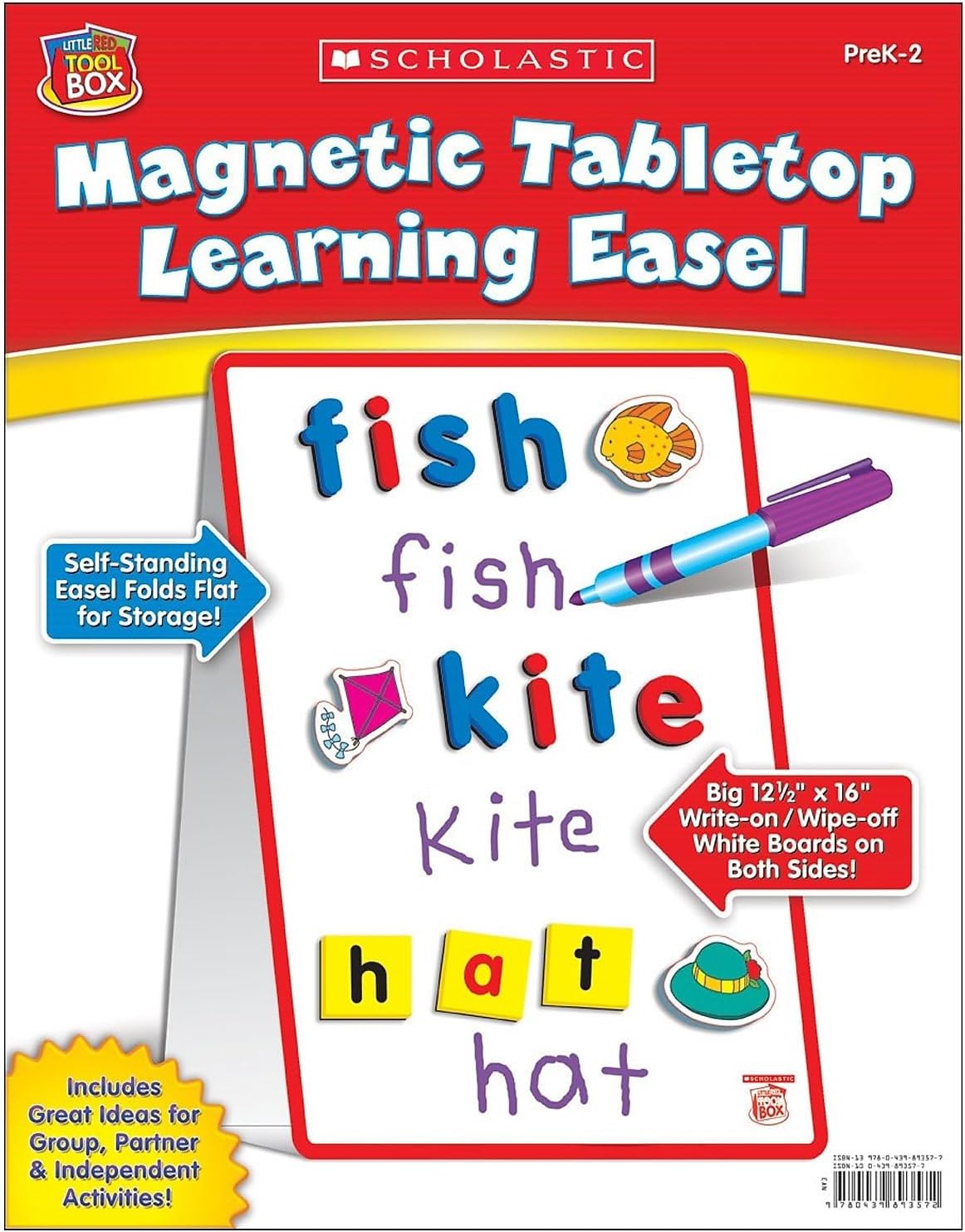 Magnetic Tabletop Learning Easel