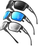 KALIYADI Polarized-Sunglasses Men Sports Sun-Glasses: Men Polarized Sunglasses Women UV400 Protection for Fishing Golf