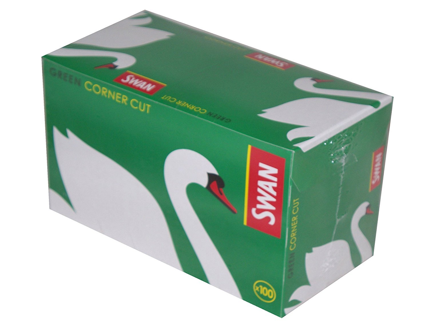 Swan Green Regular Rolling Paper Cut Corners 50 / 100 Booklets