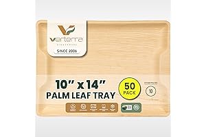 Eco-Conscious Bamboo Serving Tray (10"x14")