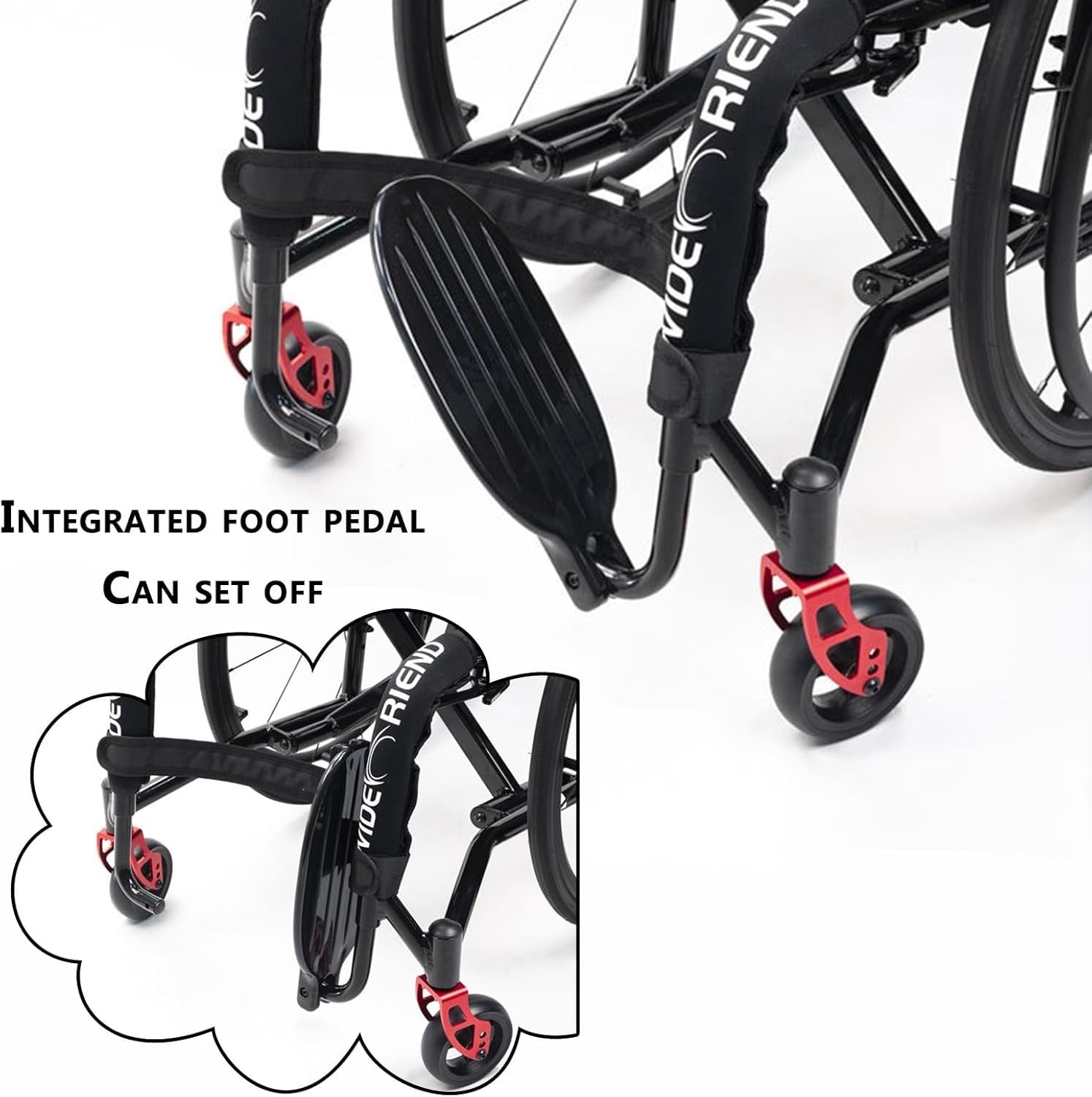 Silla de ruedas ligera para adultos, silla de ruedas de aleación de aluminio, silla de ruedas deportiva plegable para transporte, sillas de ruedas manuales autopropulsadas, ayudas para la movilidad