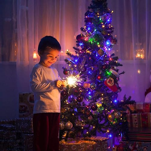 Miniatura 2 de XTF2015 Luces navideñas para interiores y exteriores, 336 pies, 1000 LED, 8 modos de memoria, con certificación UL, temporizador, cadena de luces de