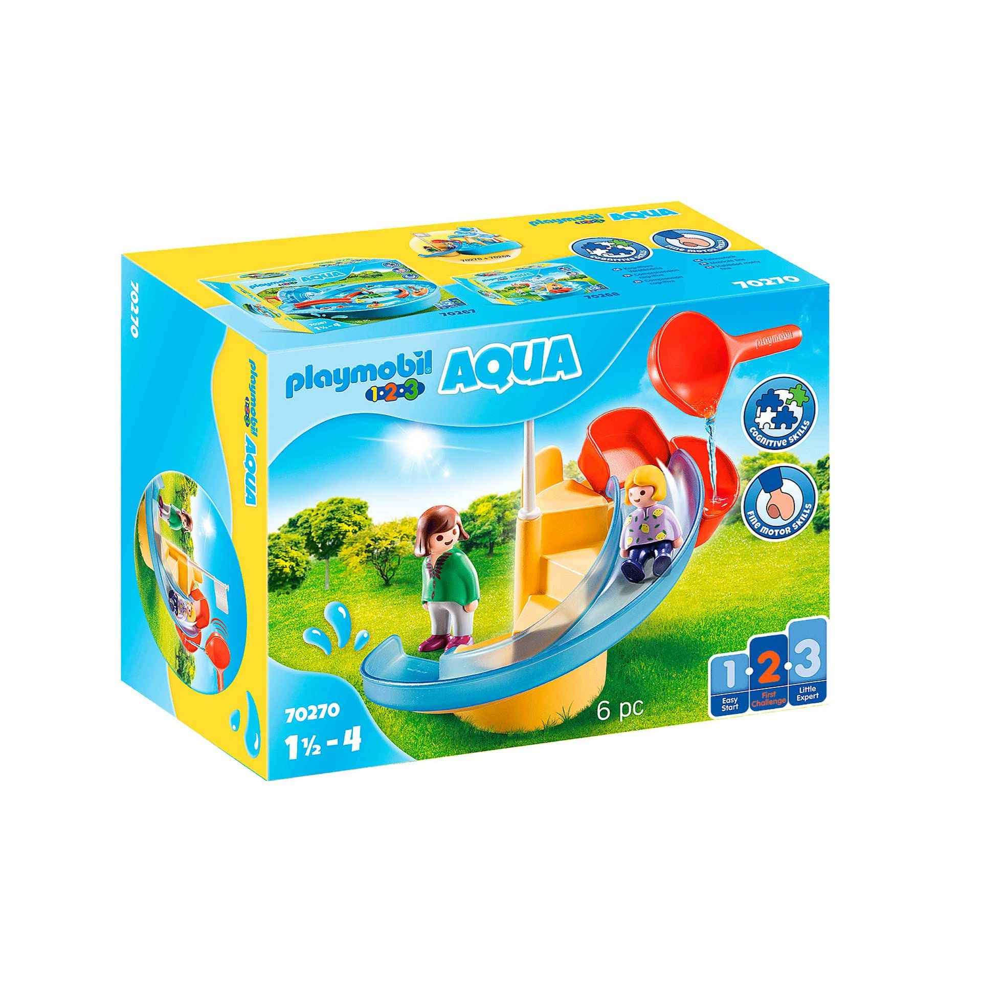 PLAYMOBIL 1.2.3 Aqua Wasserrutsche