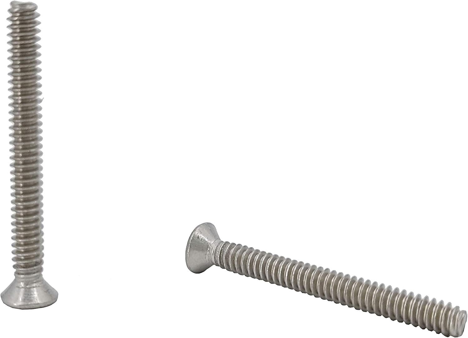 FixtureDisplays® 6-32 X 1-1/4" Stainless Flat Head Machine Screws, Full Thread, Phillips Drive, Stainless Steel 18-8, Machine Thread 314900-FBA