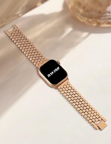 Vista 46 de JR.DM Starlight - Correas compatibles con Apple Watch de 1.496 pulgadas, 1.575 pulgadas, 1.614 pulgadas, 1.654 pulgadas, 1.732 pulgadas, 1.772 E