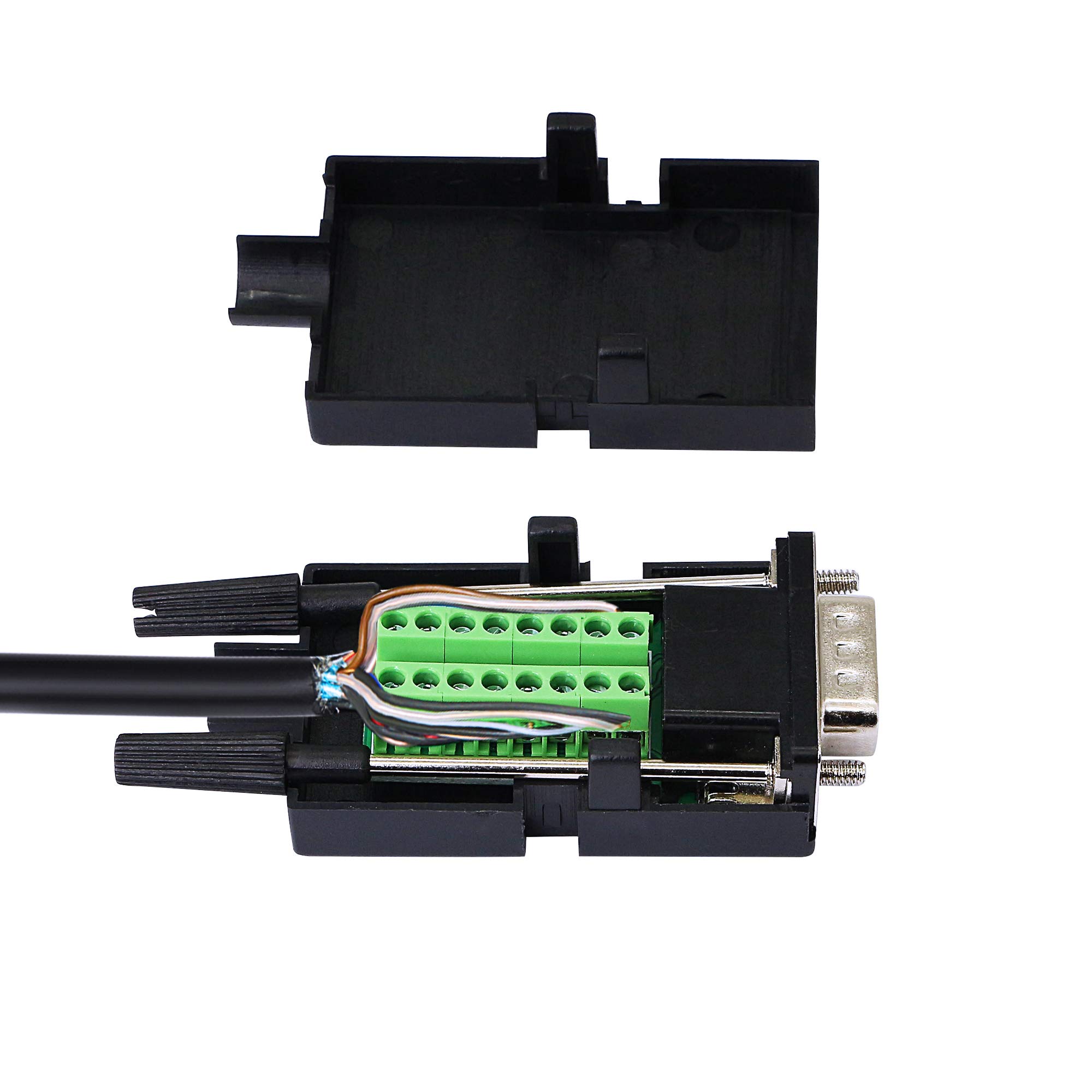 Amazon | SinLoon VGA DB15圧着コネクタ3 + 9 D-SUB 15ピンVGA 3行