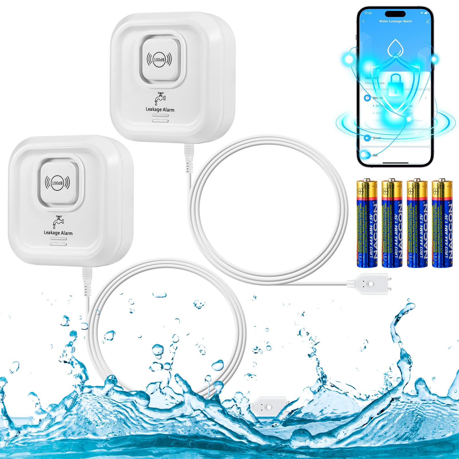 Capteur de niveau d'eau avec sonde pour éviter l'inondation de la cave
