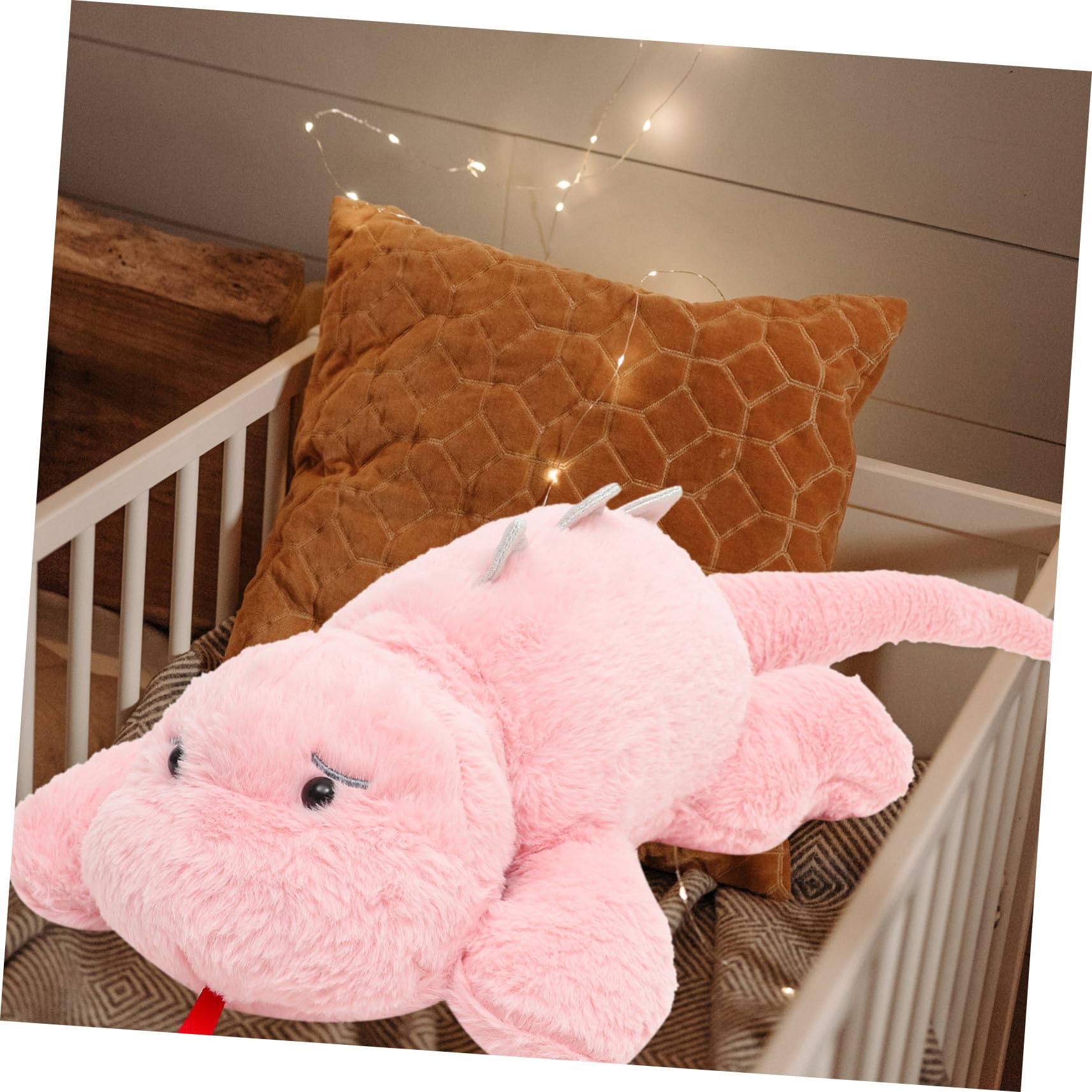 Muñeco de Dinosaurio de Peluche Rosa, 1 Pieza, Felpa PP