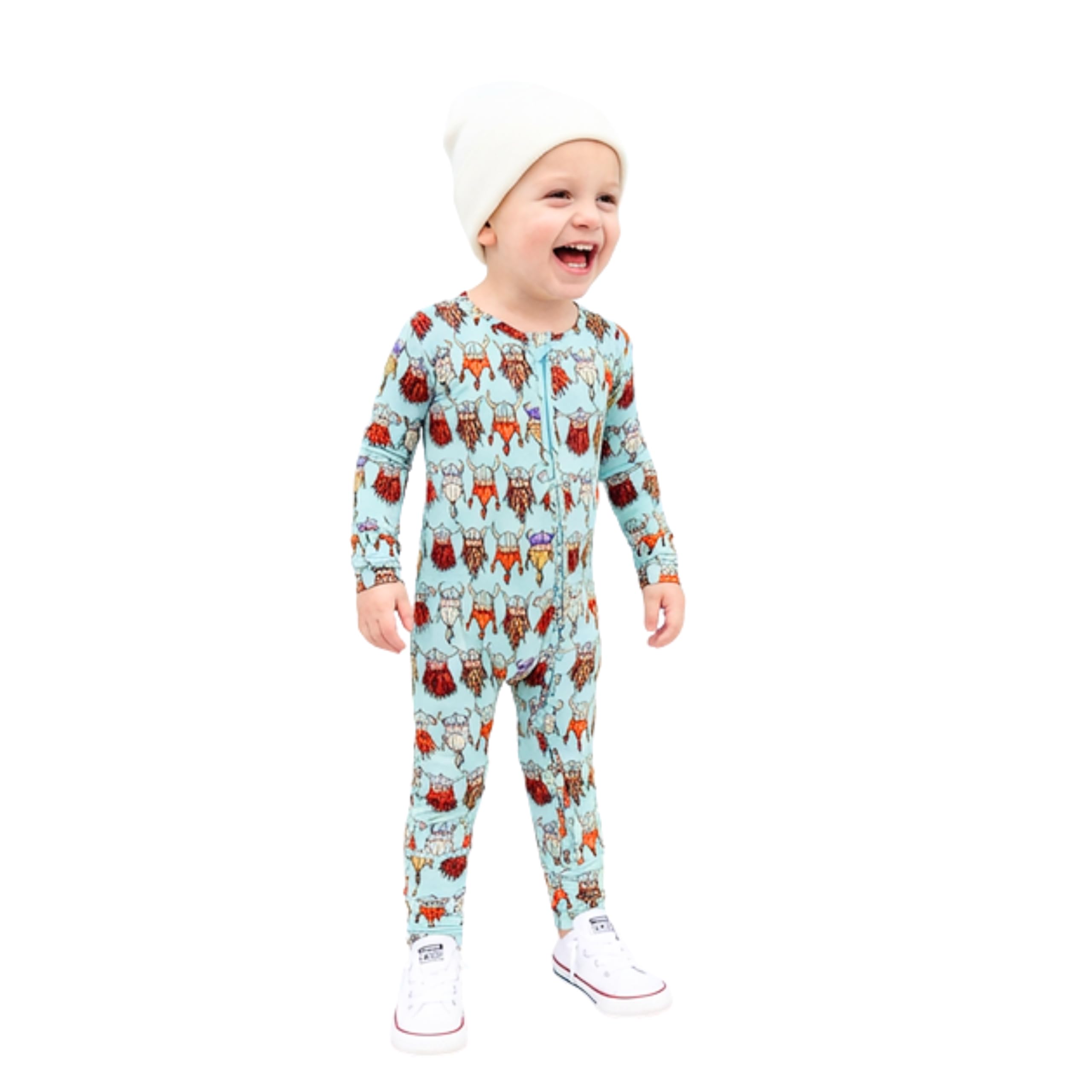 Dreamiere Convertible Footie Pajamas | Two-Way Zipper for Easy Diaper Changes | Tagless Pajamas | Soft, Durable Sleepwear