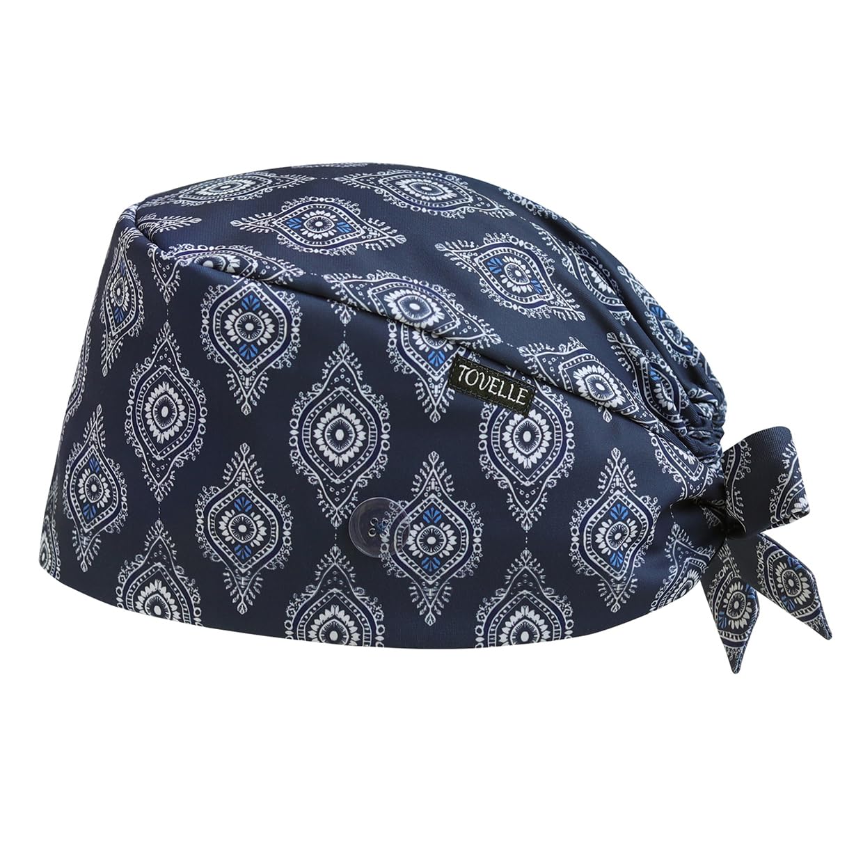 Scrub Caps for Men and Women with Buttons, Classic Surgical Caps