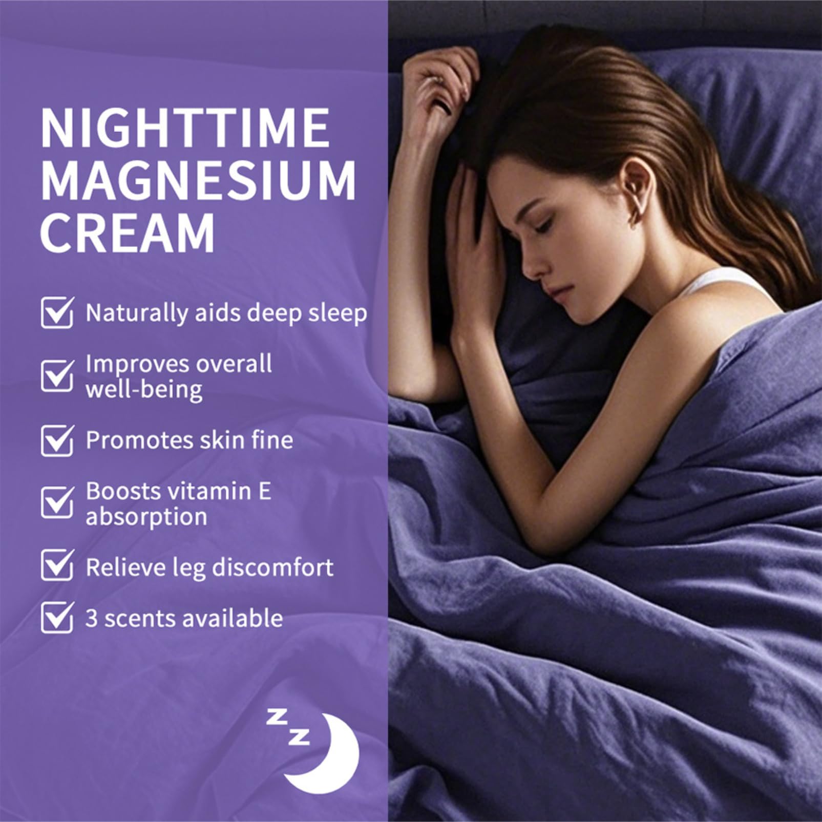 Magnesium Body Butter, Magnesium Cream For Sleep, Magnesium Soothing Sleep Butter - Image 2