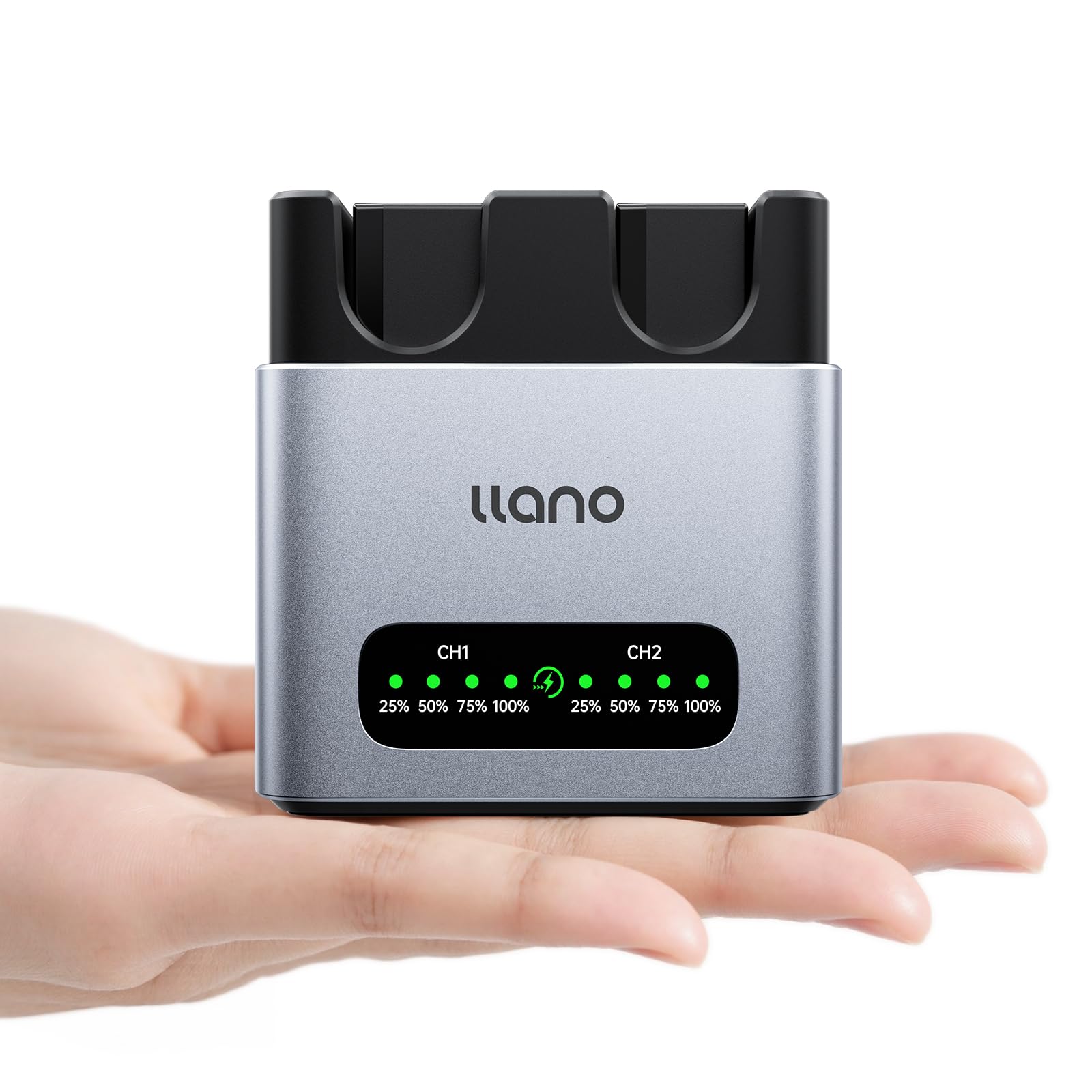 llano 2-Pack 1140mAh NP-W126S Batteries and Charger for Fujifilm X100VI X100V XT30II XM5 XT30 X100F XT3 XT50 XE5 XE4 XA7 X-PRO3, PD 20W Fast Charge,