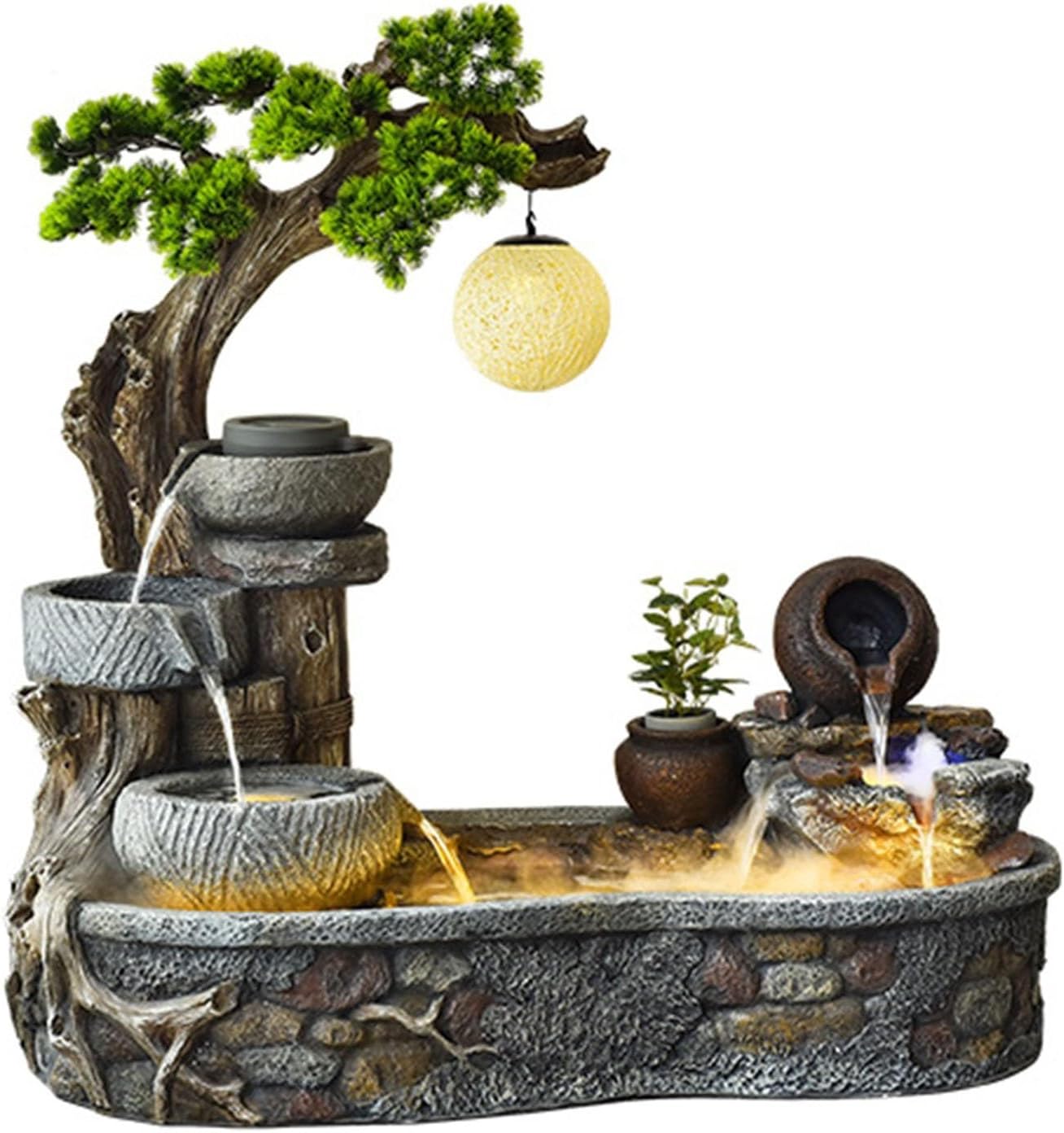 Outdoor Fountain Water Fountain Indoor Outdoor Floor Standing Fountain Waterfall