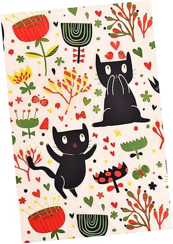 Miniatura 6 de UGPLM Papel de transferencia de arcilla de cerámica para cerámica, papel de flor de vidrio para cerámica, gato