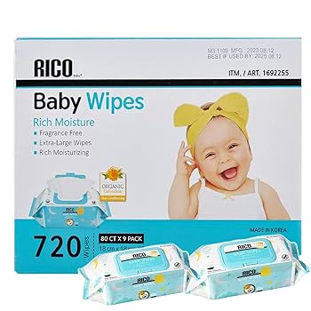 Amazon.co.jp: コストコ RICO おしりふき リコ 赤ちゃん 720枚